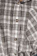 Load image into Gallery viewer, Drawstring Button Up Hooded Jacket