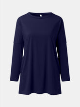 Load image into Gallery viewer, Full Size Round Neck Long Sleeve T-Shirt