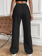 Load image into Gallery viewer, Drawstring Elastic Waist Pants with Pockets