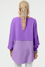 Load image into Gallery viewer, Double Take Full Size Long Sleeve High-Low T-Shirt