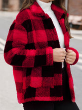 Load image into Gallery viewer, Button Up Drop Shoulder Fuzzy Jacket