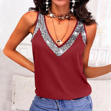 Load image into Gallery viewer, Full Size V-Neck Wide Strap Tank