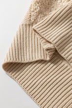 Load image into Gallery viewer, Checkered Round Neck Dropped Shoulder Sweater