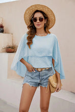 Load image into Gallery viewer, Swiss Dot Round Neck Blouse