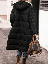 Load image into Gallery viewer, Full Size Zip Up Sherpa Hooded Coat