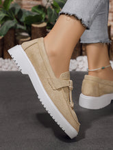 Load image into Gallery viewer, Round Toe Flat Slip-Ons