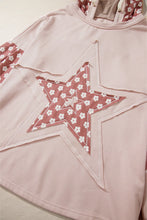 Load image into Gallery viewer, Drawstring Star Long Sleeve Hoodie