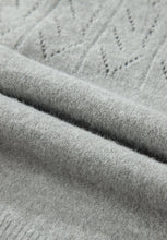 Load image into Gallery viewer, Openwork Button Down Long Sleeve Cardigan