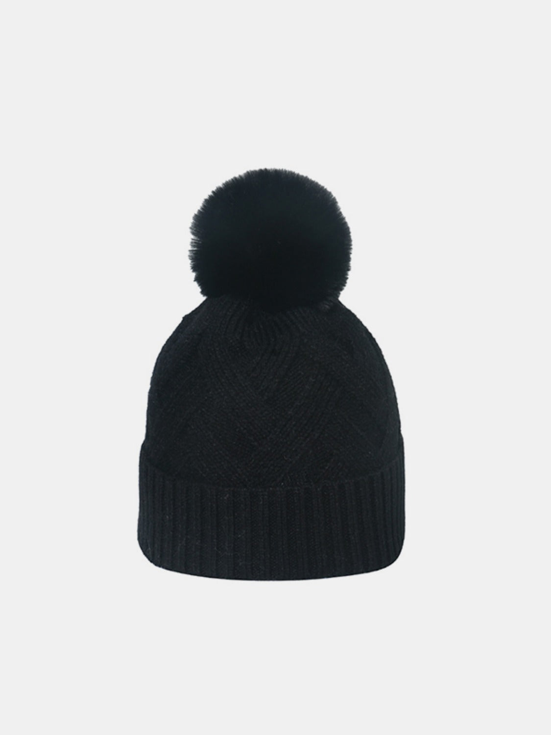 Load image into Gallery viewer, Roll Rim Hat with Pompom