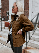Load image into Gallery viewer, Pocketed Long Sleeve Zip Up Jacket