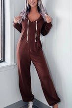 Load image into Gallery viewer, Full Size Drawstring Long Sleeve Jumpsuit