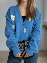 Load image into Gallery viewer, Daisy Button Up V-Neck Cardigan