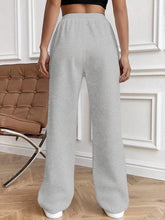 Load image into Gallery viewer, Drawstring Elastic Waist Pants with Pockets