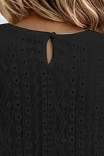 Load image into Gallery viewer, Lace Eyelet Long Sleeve Top