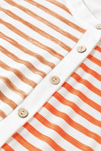 Load image into Gallery viewer, Striped Round Neck Sleeveless Jumpsuit