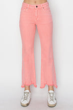 Load image into Gallery viewer, RISEN Raw Hem Bootcut Jeans with Pockets