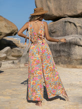 Load image into Gallery viewer, V-Neck Wide Leg Jumpsuit