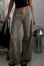 Load image into Gallery viewer, Wide Leg Jeans with Pockets
