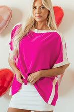 Load image into Gallery viewer, Boat Neck Half Sleeve Blouse
