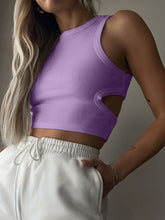 Load image into Gallery viewer, Cutout Round Neck Tank