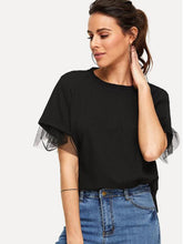 Load image into Gallery viewer, Round Neck Short Sleeve Top