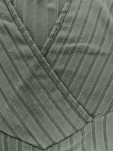 Load image into Gallery viewer, Ribbed Surplice Long Sleeve T-Shirt