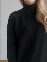 Load image into Gallery viewer, Turtleneck Raglan Sleeve Sweater