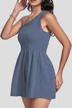 Load image into Gallery viewer, Smocked Single Shoulder Romper