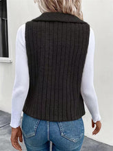 Load image into Gallery viewer, Open Front Fuzzy Vest Coat