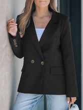 Load image into Gallery viewer, Perfee Lapel Collar Long Sleeve Blazer