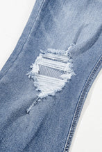 Load image into Gallery viewer, Distressed Raw Hem Bootcut Jeans