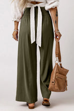 Load image into Gallery viewer, Smocked High Waist Wide Leg Pants