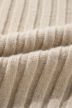 Load image into Gallery viewer, Cable-Knit Color Block Round Neck Sweater