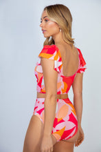 Load image into Gallery viewer, White Birch Full Size Floral Two Piece Swim Set