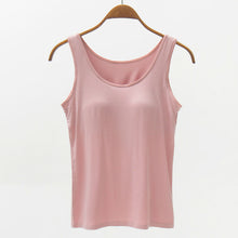 Load image into Gallery viewer, Full Size Wide Strap Modal Tank with Bra