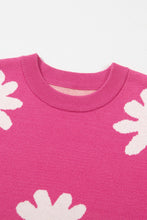 Load image into Gallery viewer, Daisy Round Neck Dropped Shoulder Sweater