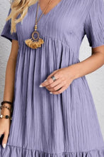 Load image into Gallery viewer, Full Size V-Neck Short Sleeve Dress