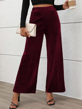Load image into Gallery viewer, Elastic Waist Wide Leg Pants