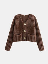 Load image into Gallery viewer, Button Down Long Sleeve Cardigan