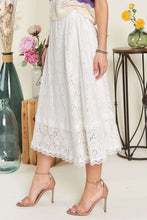Load image into Gallery viewer, ADORA Elastic Waist Lace Midi Skirt
