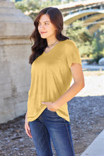 Load image into Gallery viewer, Basic Bae Bamboo Full Size  V-Neck Short Sleeve T-Shirt