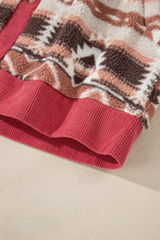 Load image into Gallery viewer, Geometric Button Up Corduroy Trim Jacket