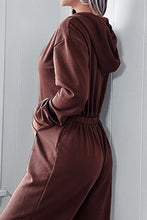 Load image into Gallery viewer, Full Size Drawstring Long Sleeve Jumpsuit