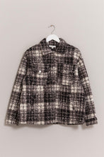 Load image into Gallery viewer, HYFVE Plaid Button Up Boucle Jacket