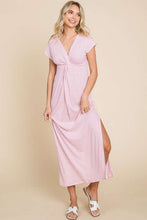 Load image into Gallery viewer, Culture Code Full Size Striped Twisted Detail Dress
