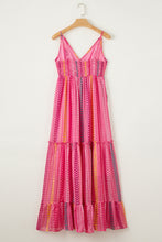 Load image into Gallery viewer, Printed Surplice Maxi Cami Dress