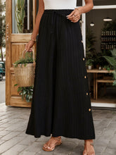 Load image into Gallery viewer, Tied Slit Wide Leg Pants