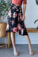 Load image into Gallery viewer, Reborn J Floral Wrap Ruffle Hem Skirt