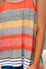 Load image into Gallery viewer, Color Block Round Neck Cami