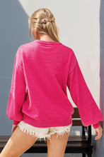 Load image into Gallery viewer, Double Take Full Size Sequin Nutcracker Long Sleeve Sweater